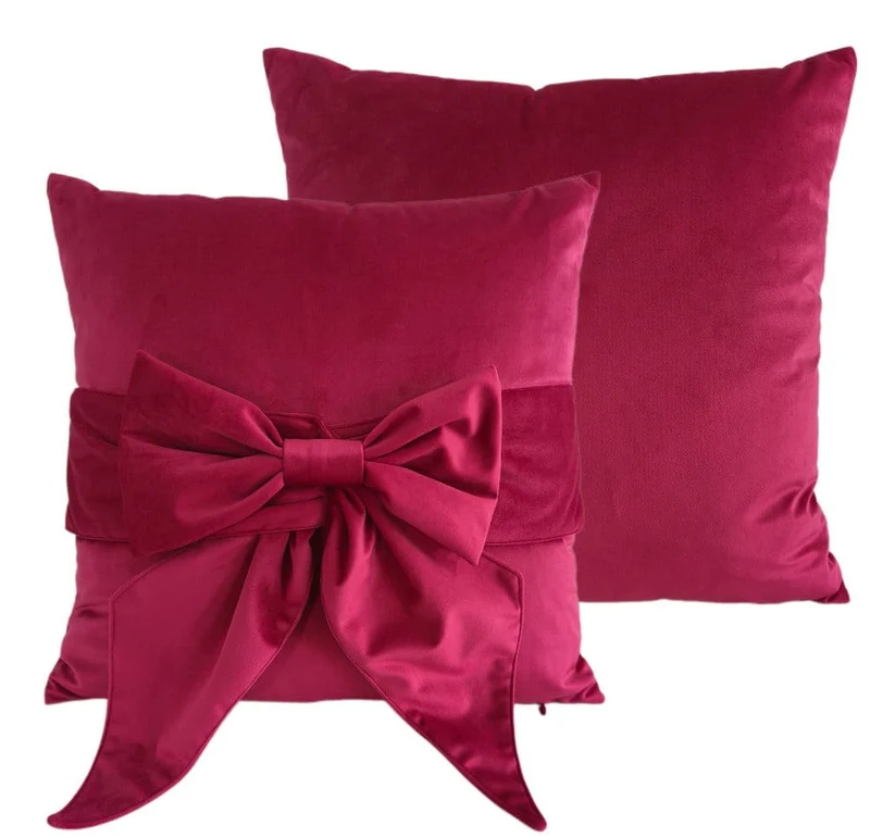 Paul Moneypenny TiedUp Fuschia Cushion