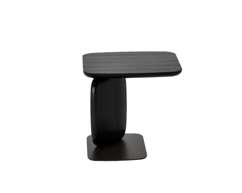 Underline Side Table - Black Oak | OUTLET