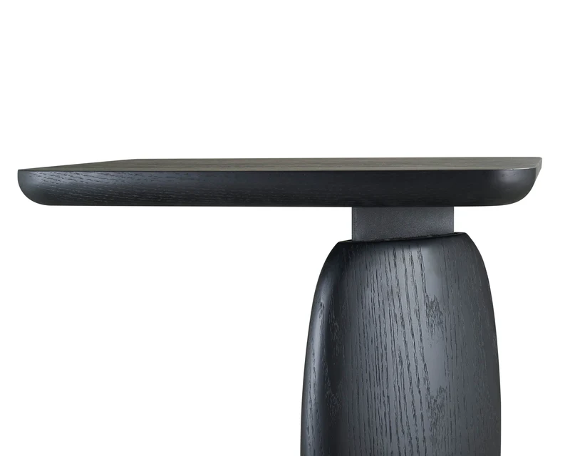 Underline Side Table - Black Oak | OUTLET