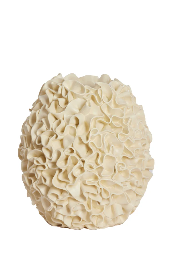 Vase deco 28x29 cm AGELLO cream| OUTLET