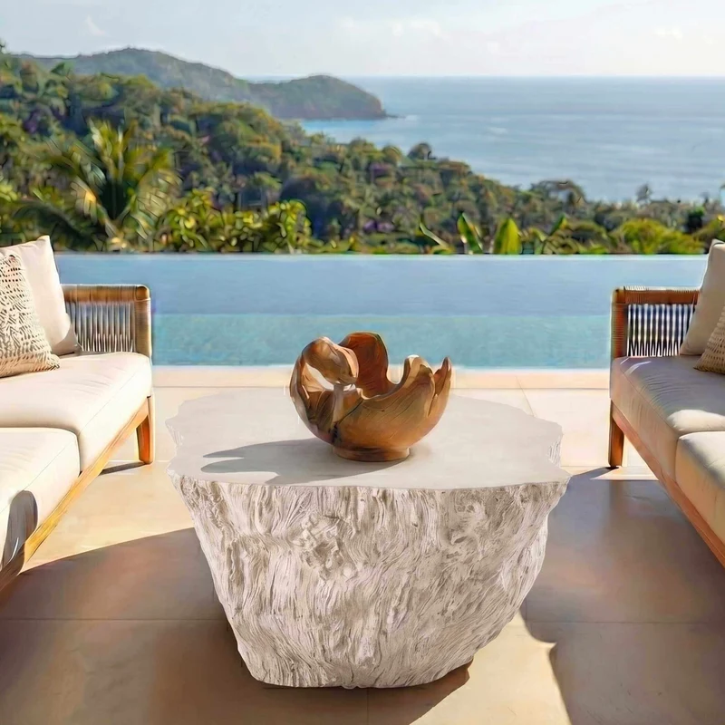 Arbor Crest Indoor-Outdoor Teak Bowl