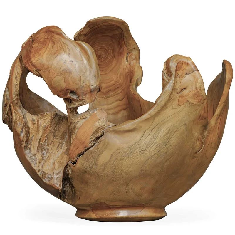Arbor Crest Indoor-Outdoor Teak Bowl