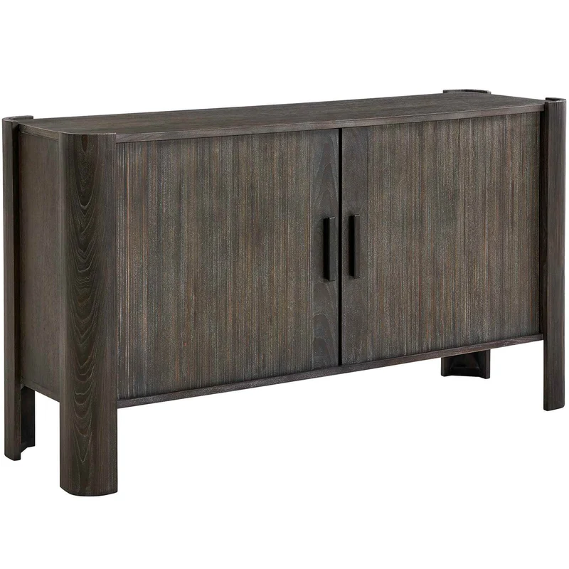 Drury 2 Door Storage Cabinet in Dark Grey