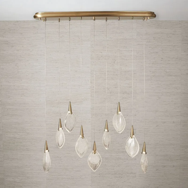 Deluge 9 Light LED Linear Pendant