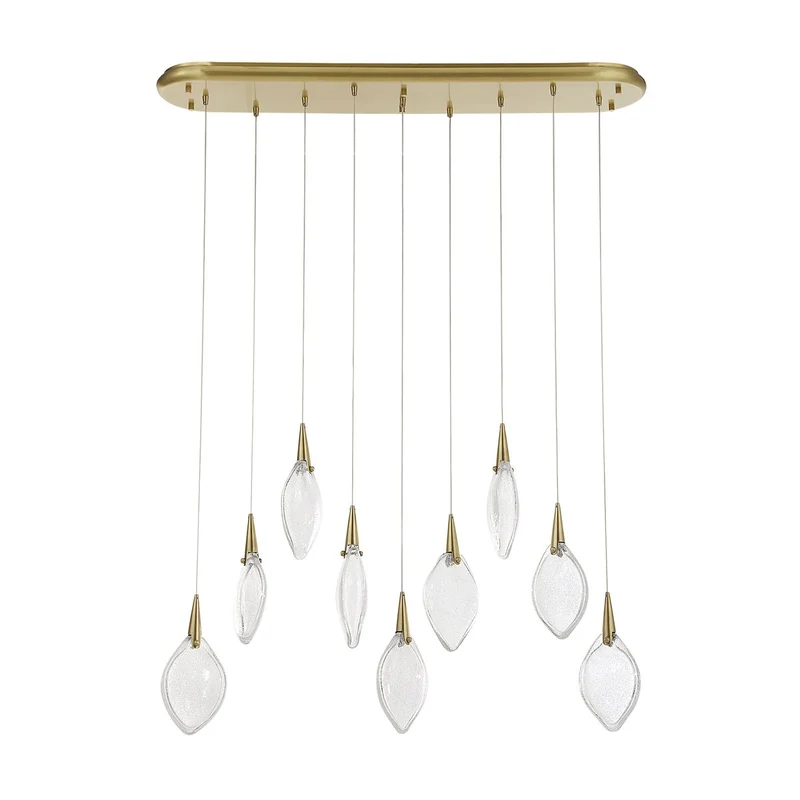 Deluge 9 Light LED Linear Pendant