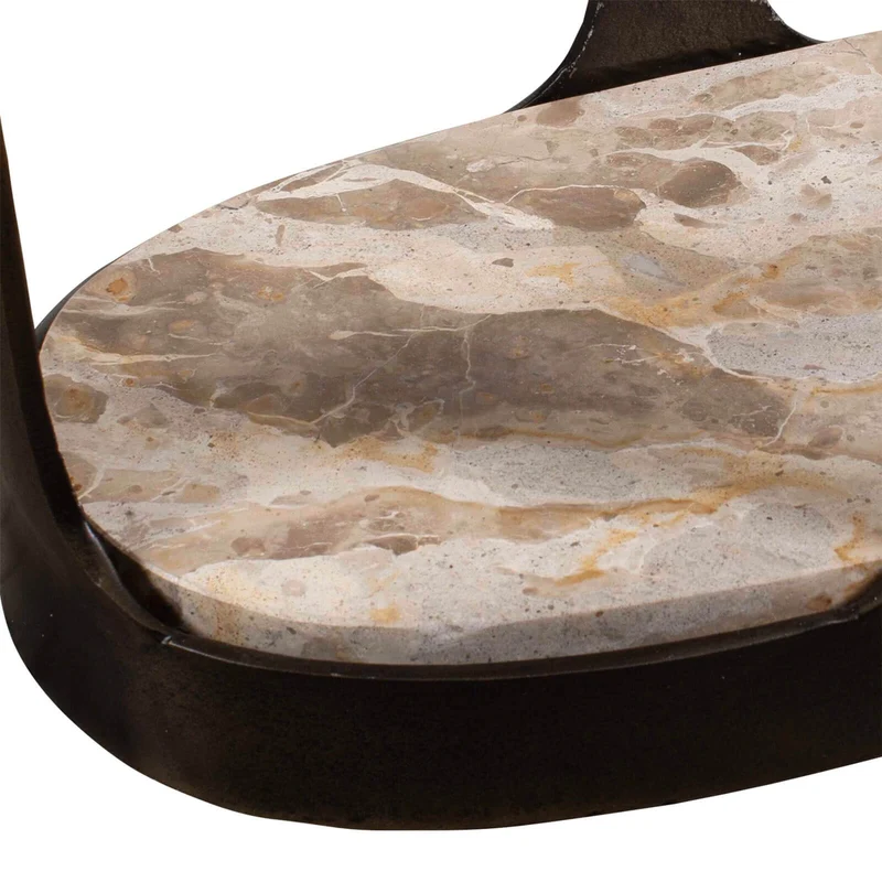 Coronado Side Table in Dark Bronze