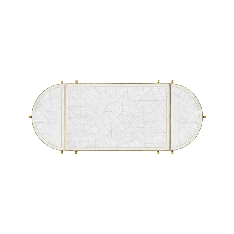 Bunching Coffee Table Trio Contemporary - Gilded