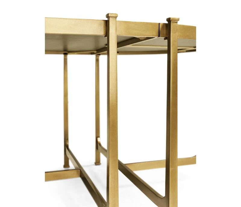 Bunching Coffee Table Trio Contemporary - Gilded