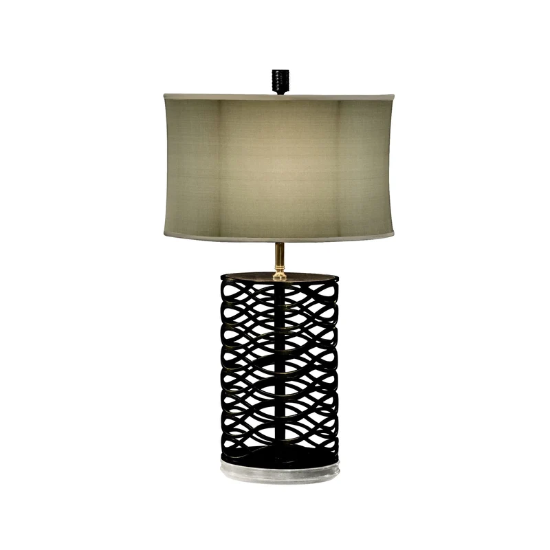 Bronze Interlaced Iron Table Lamp