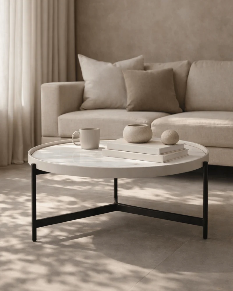 Ivery Coffee Table - Light Grey - OUTLET