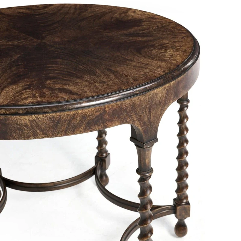 Orsman Ebonized Round Centre Table