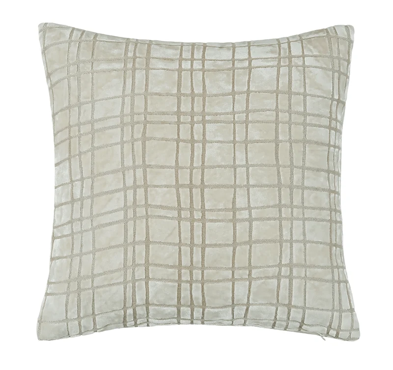 Paul MonneyPenny Small DrunkPlaid Ivory Cushion