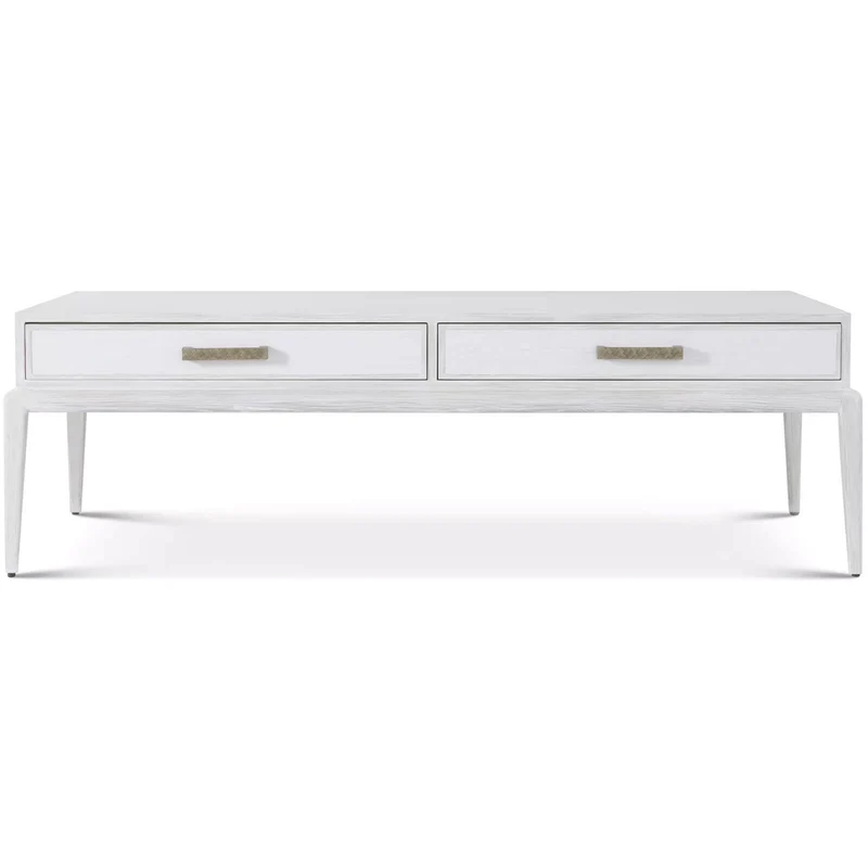 Singer Coffee Table with Wallpaper Drawer Fronts
