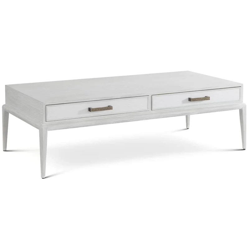 Singer Coffee Table with Wallpaper Drawer Fronts