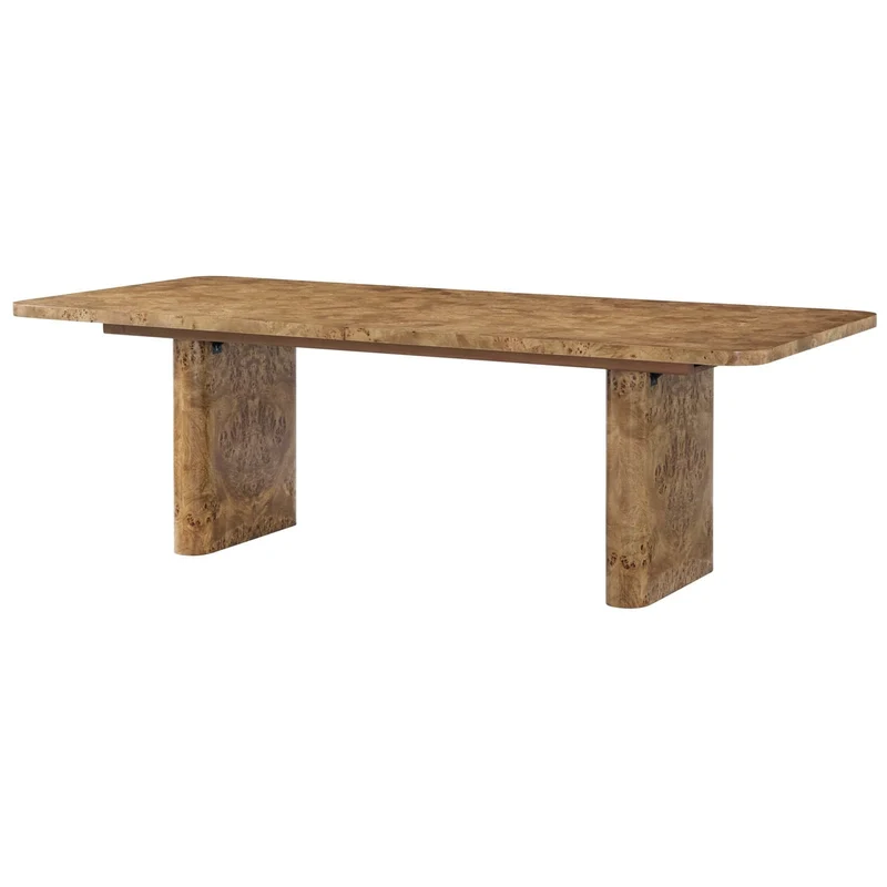 Perch Burl Extending Rectangular Dining Table