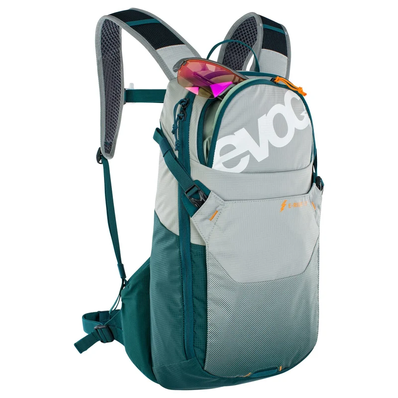 Evoc E-Ride 12 - Mochila de bicicleta 47 cm (stone/petrol)