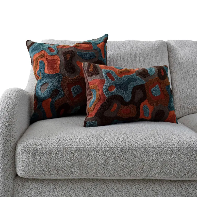 Water Flower Pillow in Lumbar Jewel