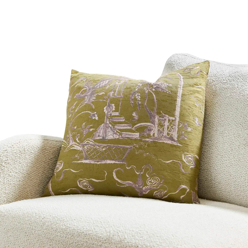 Vintage Folly Pillow in Olive
