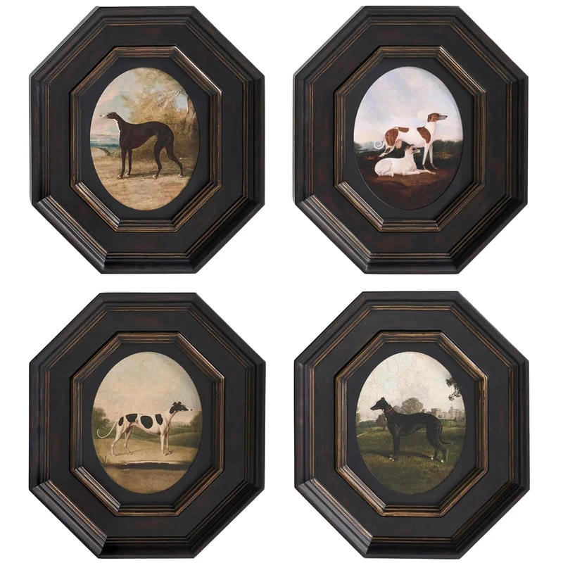 Noble Companions No. 2 Framed Art - Set of 4