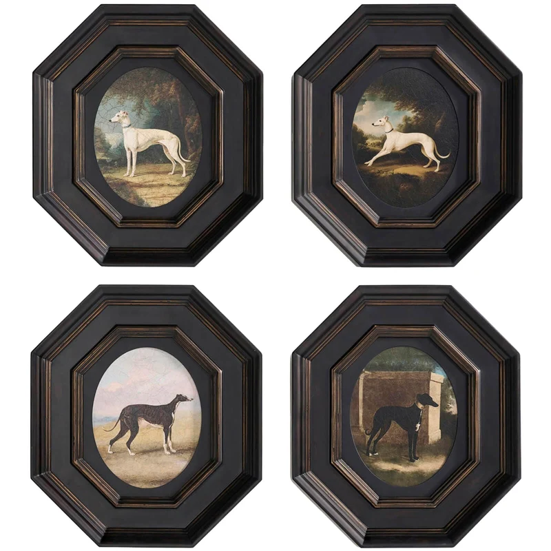 Noble Companions No. 1 Framed Art - Set of 4
