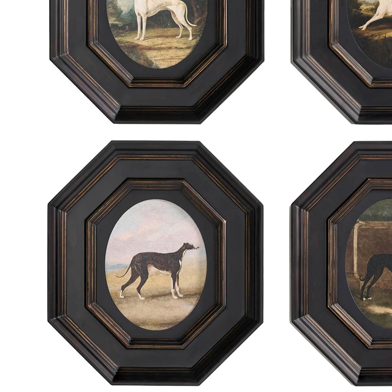 Noble Companions No. 1 Framed Art - Set of 4