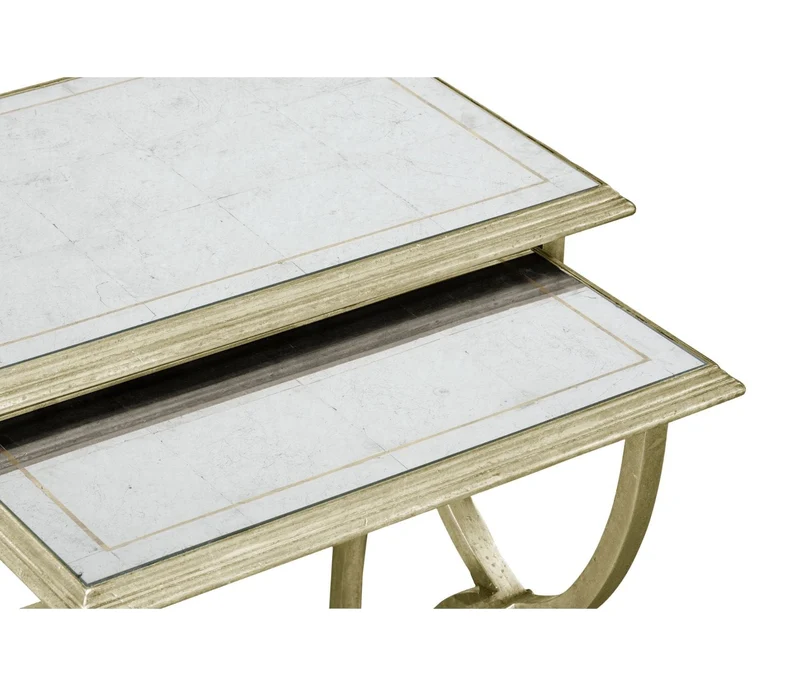 Nest of Tables Horseshoe - Silver