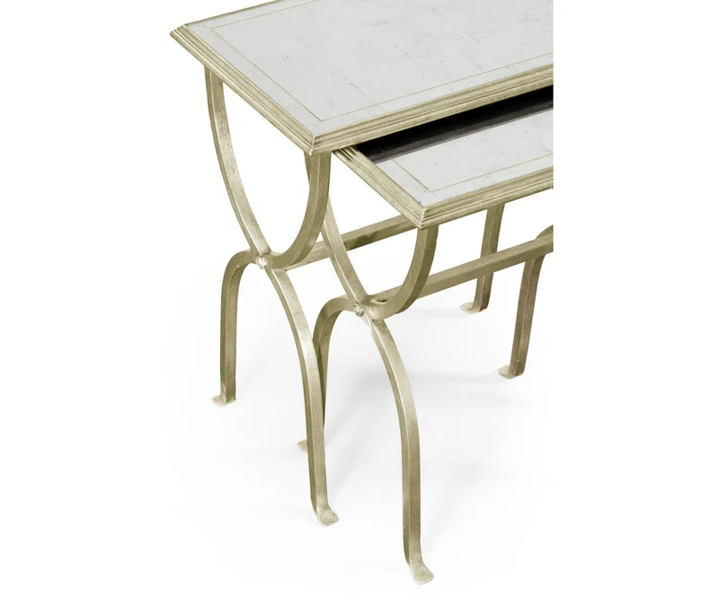 Nest of Tables Horseshoe - Silver