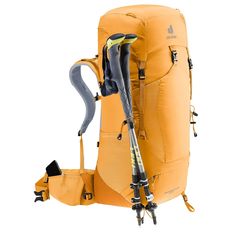 Deuter Aircontact Lite 50 + 10 - Mochila de trekking 76 cm (amber-maple)