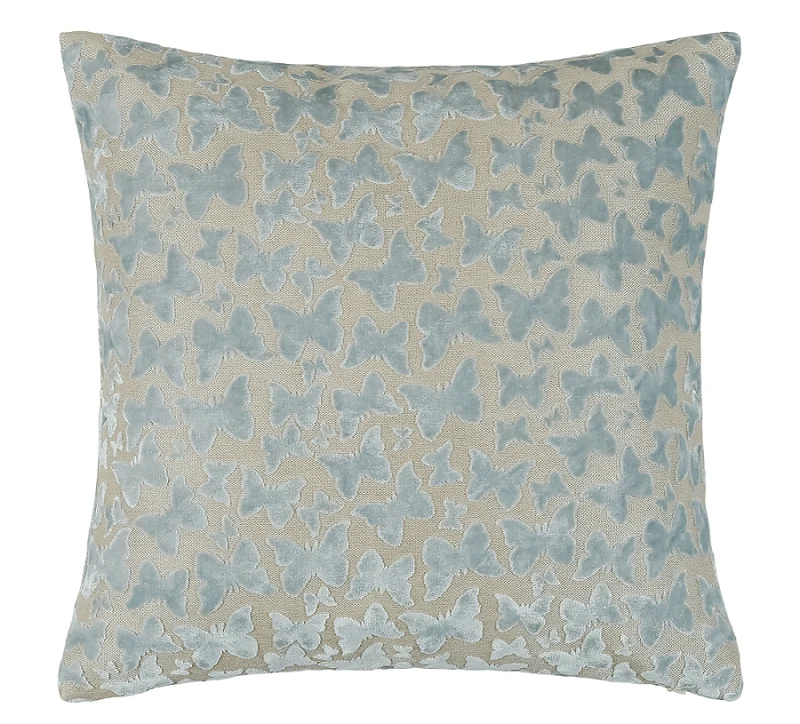 Large Butterfly BabyBlue Cushion