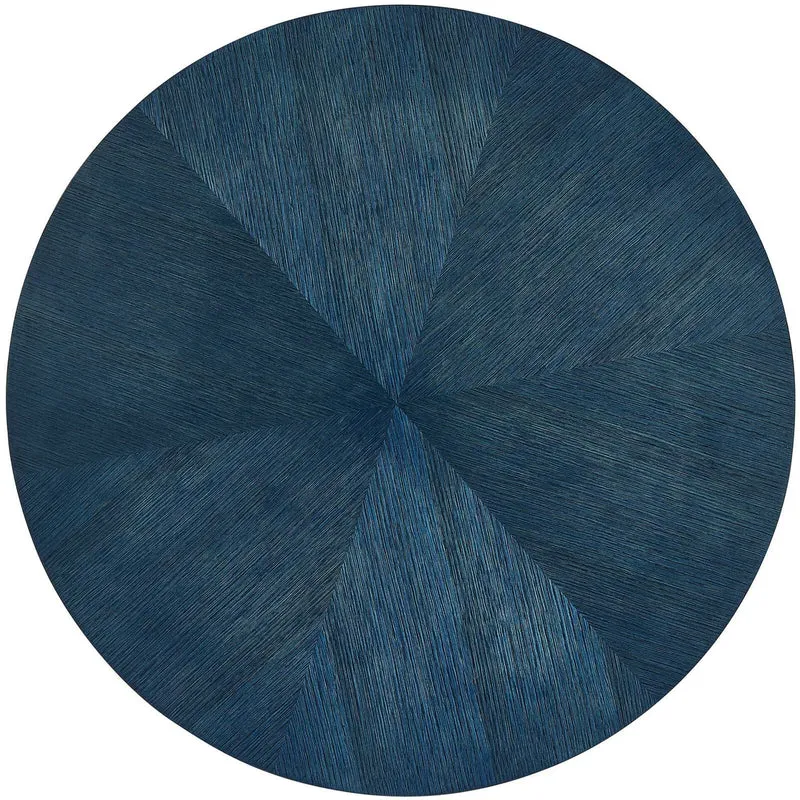 Put You On A Pedestal Side Table in True Blue