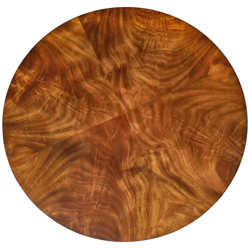 Put You On A Pedestal Side Table in Golden Brown