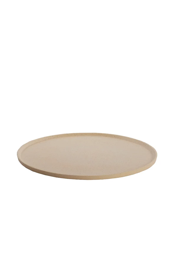 Dish 40x1,5 cm MAES sand+light brown spotted | OUTLET