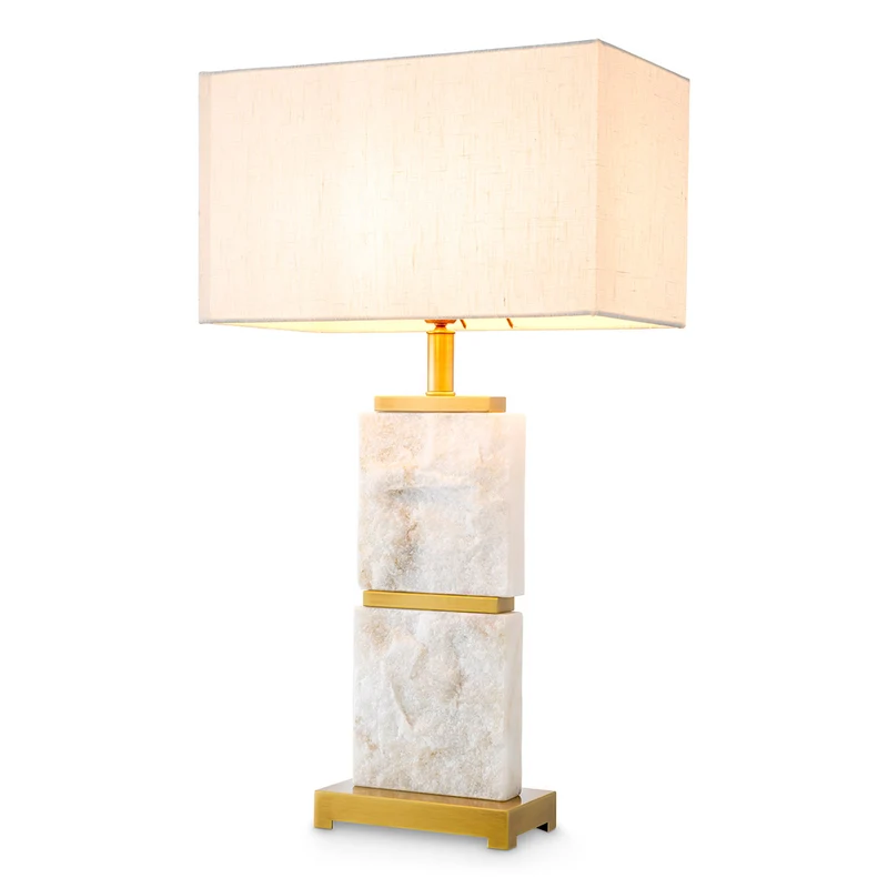 Table Lamp Newton L Antique brass finish