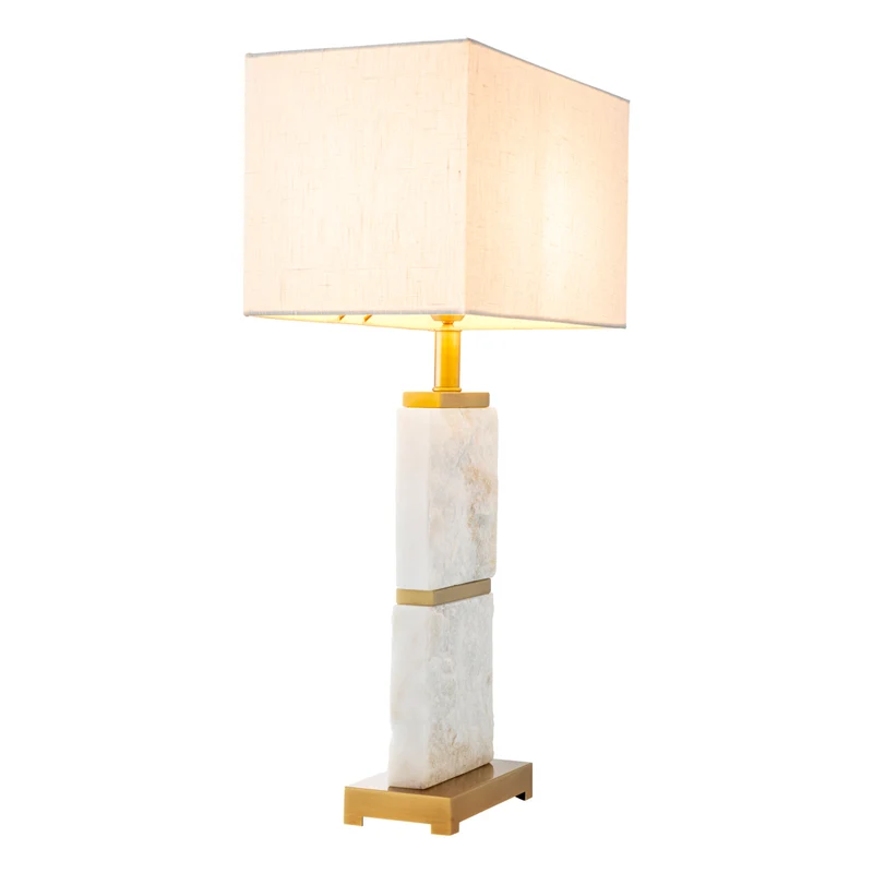 Table Lamp Newton L Antique brass finish