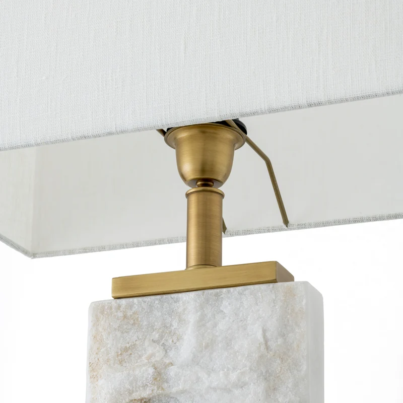 Table Lamp Newton L Antique brass finish