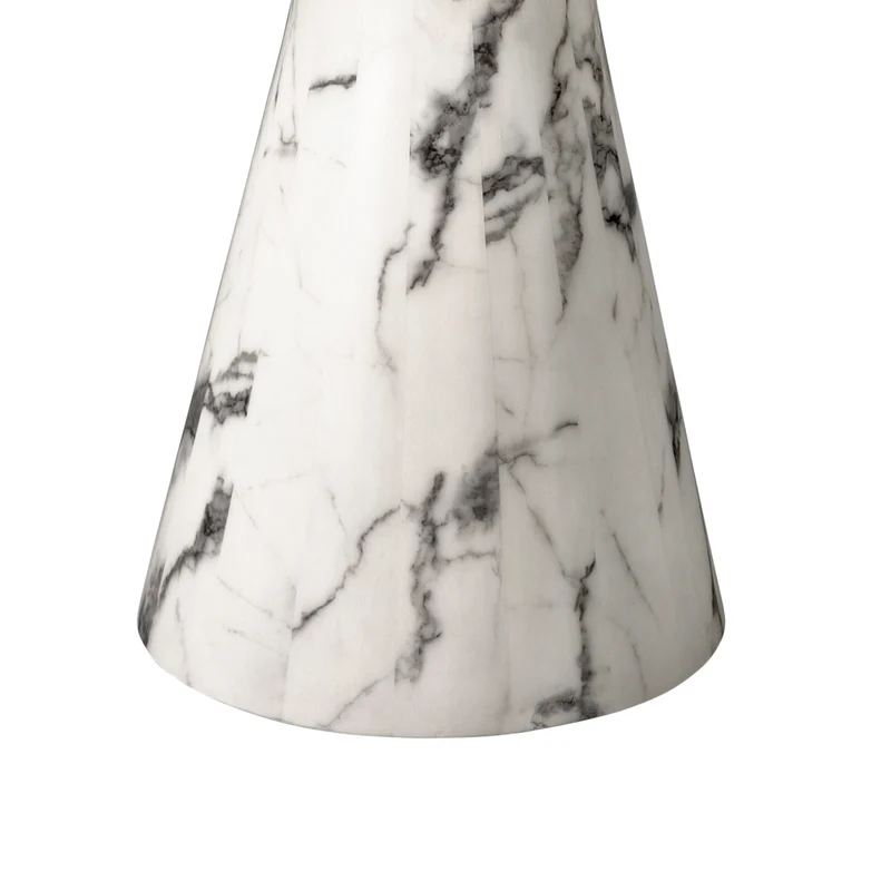 Dining Table Turner White faux marble