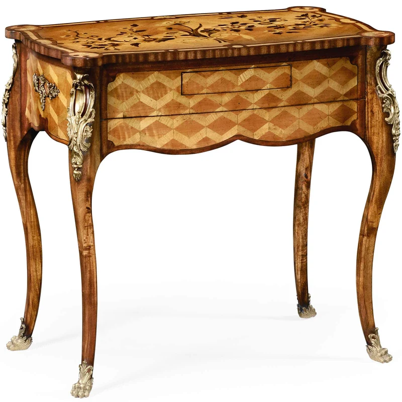 Louis XV Style Mechanical Writing Desk