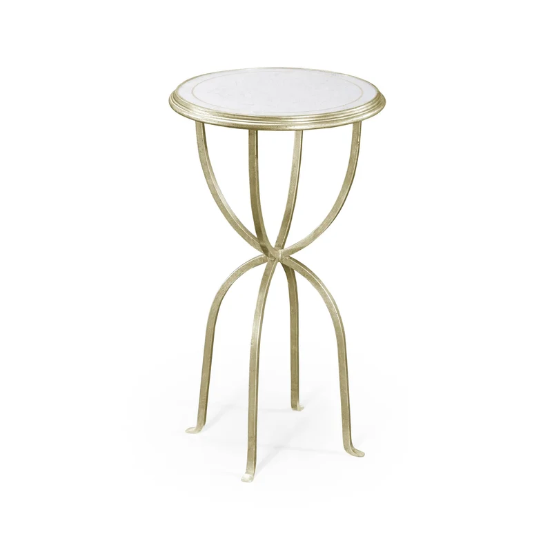 Lamp Table Horseshoe - Silver