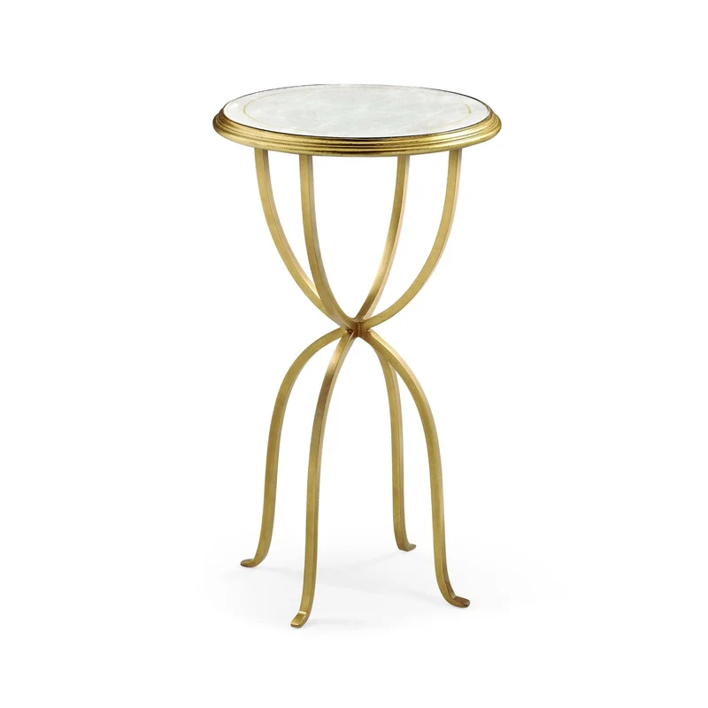Lamp Table Horseshoe - Gilded