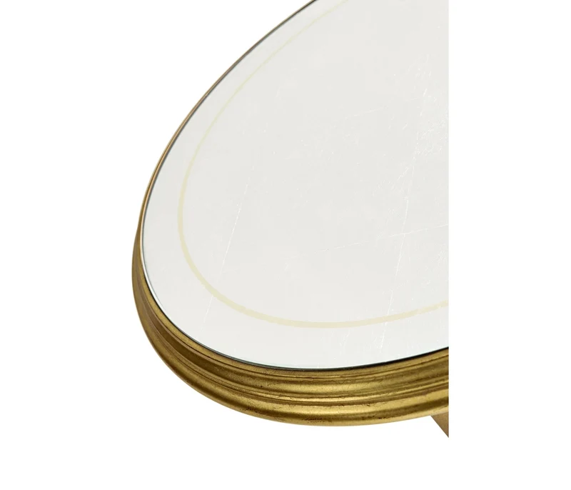 Lamp Table Horseshoe - Gilded