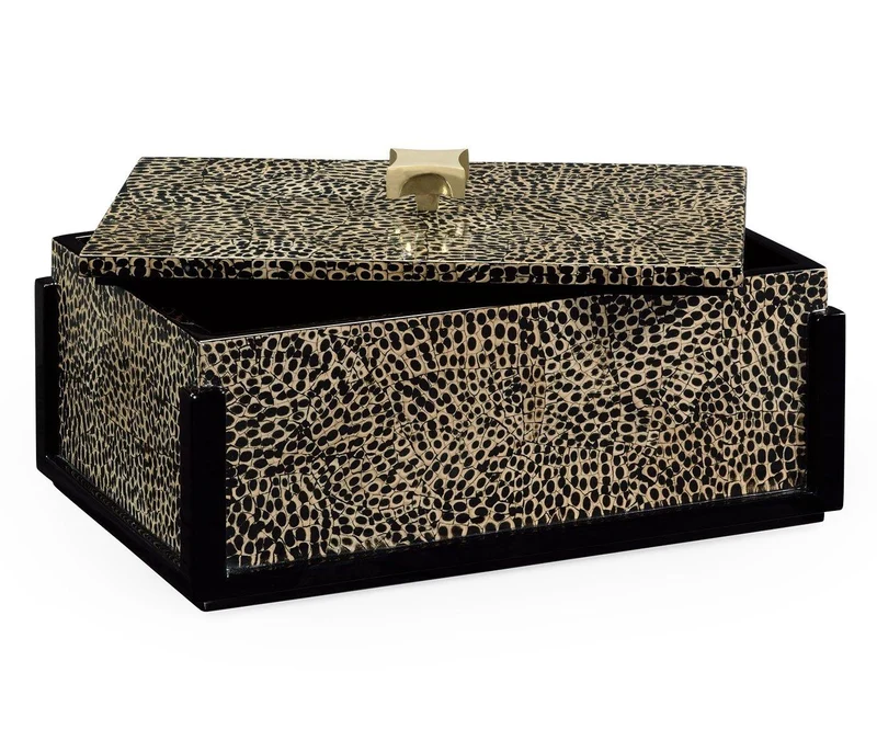 Decorative Box Oriental in Midnight Eggshell