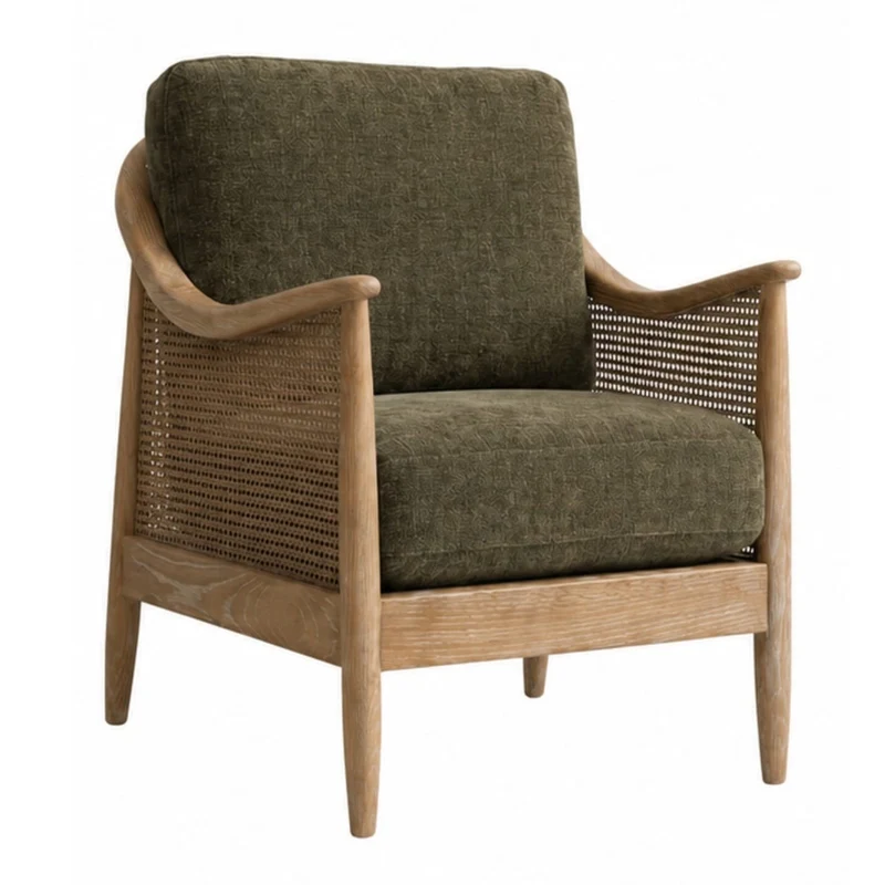 Chadlington Accent Chair in Bottle Green