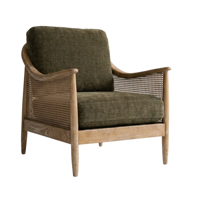 Chadlington Accent Chair in Bottle Green