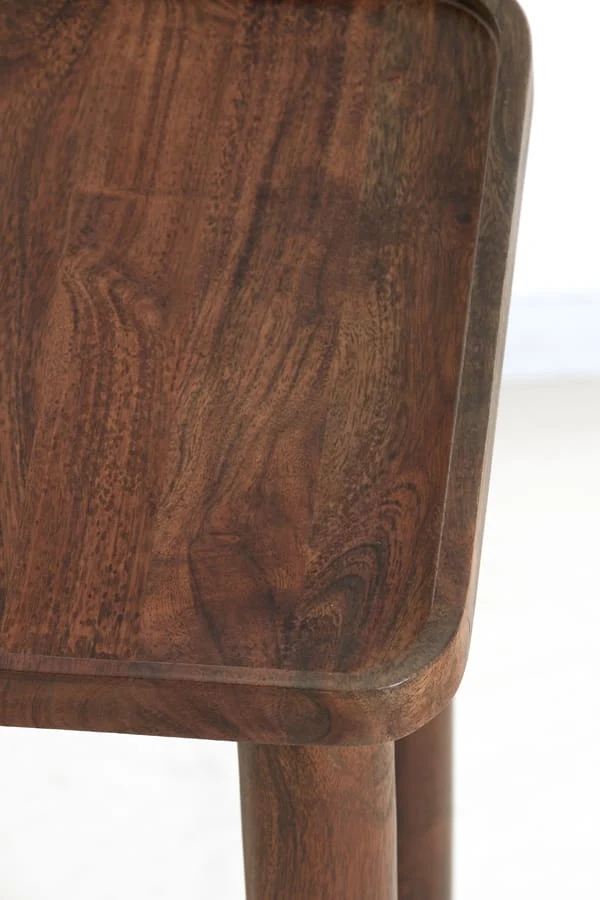 Pillar 42x42x100 cm QIANO acacia wood brown | OUTLET