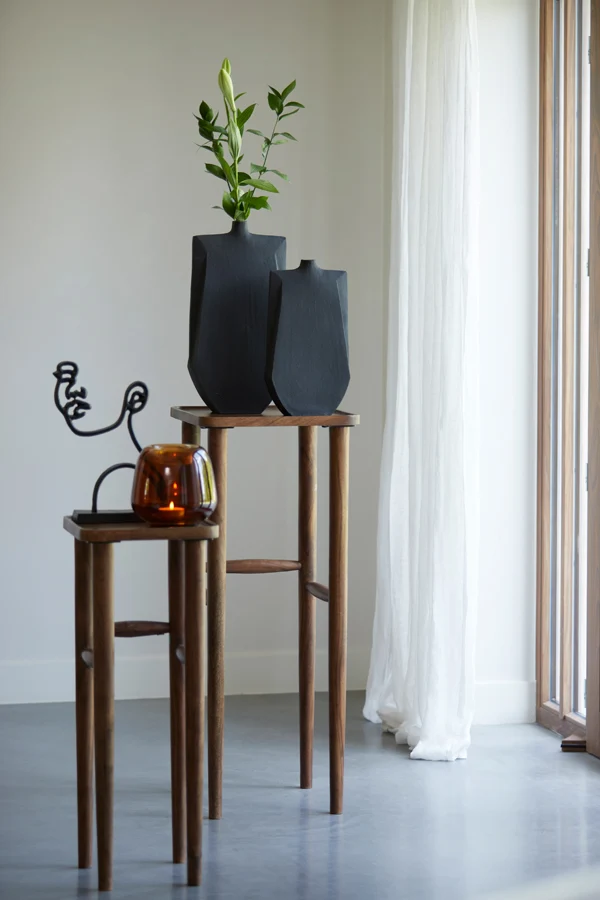 Pillar 42x42x100 cm QIANO acacia wood brown | OUTLET