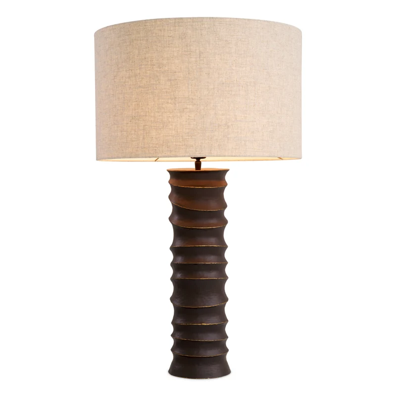 Table Lamp Gilardon Bronze highlight finish