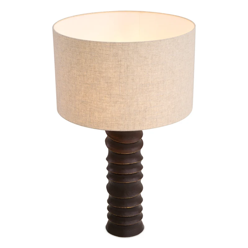 Table Lamp Gilardon Bronze highlight finish