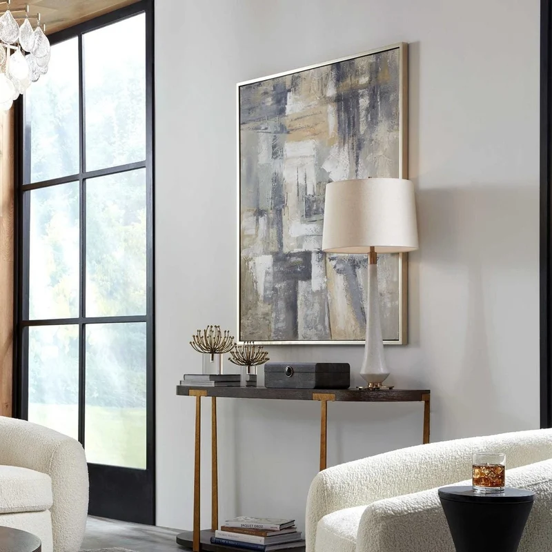 Uttermost Intuition Hand Painted Abstract Art | OUTLET