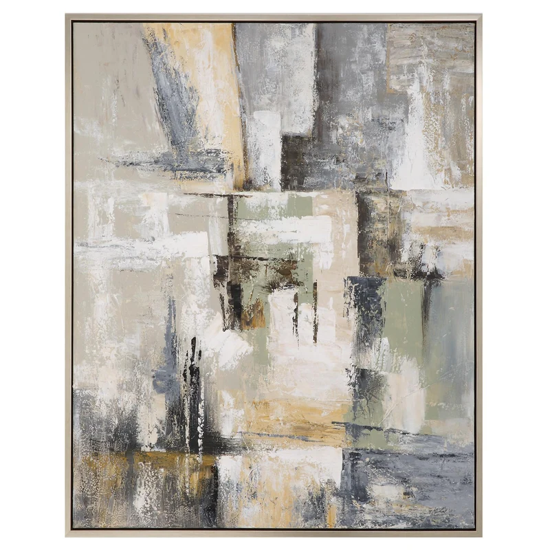 Uttermost Intuition Hand Painted Abstract Art | OUTLET