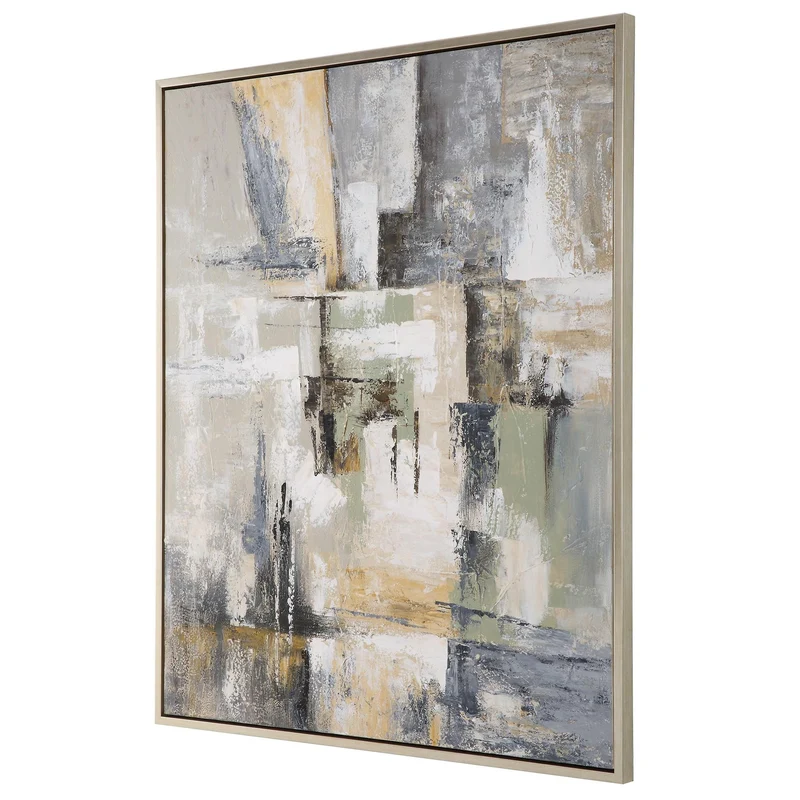 Uttermost Intuition Hand Painted Abstract Art | OUTLET
